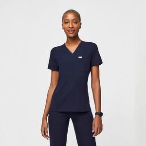 Figs SLIM FIT Slim Catarina™ One-Pocket Scrub Top Women's Size Small Technical
